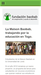 Mobile Screenshot of fundacionbaobab.com
